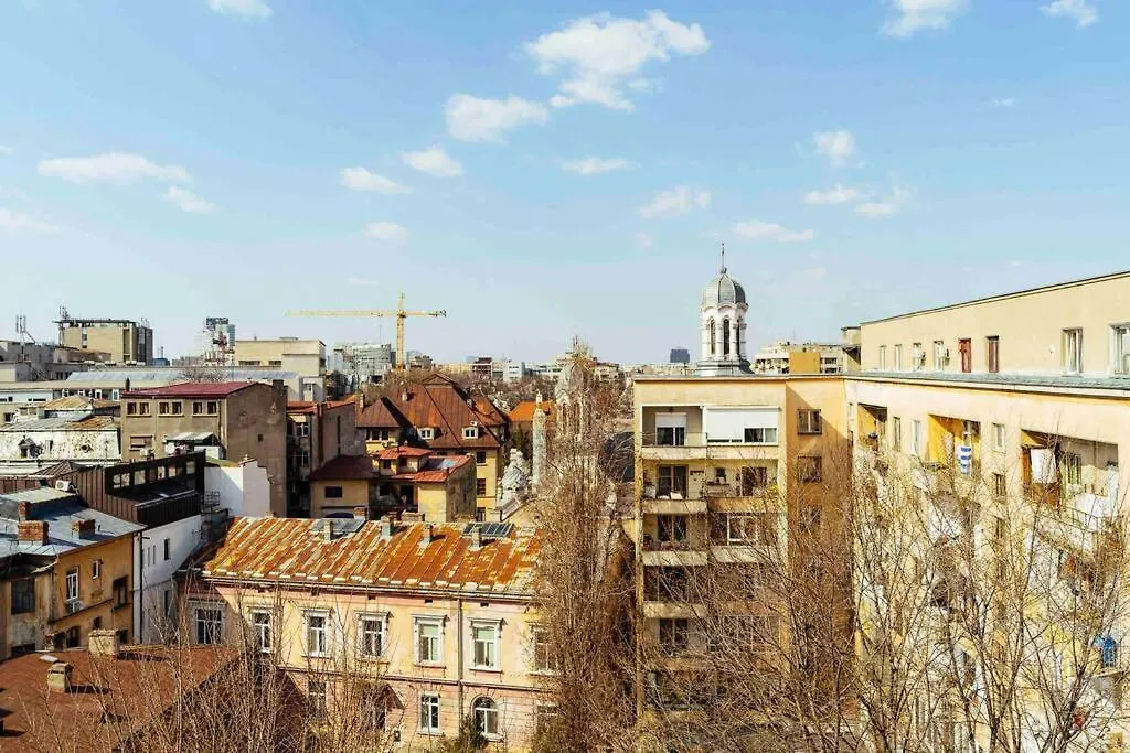 Amazing Views Rooftop Flat - Amzei Square Bukarest Apartman